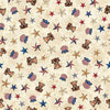 3-Yard Cut - American Spirit Liberty Bell and Stars Tan Cream Patriotic Fabric 108" WIDEBACK - 30130 - QT Fabrics Quilting Cotton Fabric