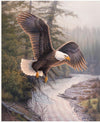 SALE Majestic in Nature II Eagle Patriot Panel DIGITALLY Printed Fabric - PD17960 - Riley Blake Quilting Cotton Fabric Licensed Product