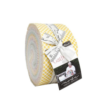 SALE Gathered Bonbons 2.5" Jelly Roll Geometric Fabric - 18298JR - 40-pieces Precut - Moda Fabrics Quilting Cotton Fabric