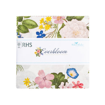 Everbloom 5" Stacker Floral Fabric - 5-18050-42 - 42-Piece Precut - Riley Blake Quilting Cotton Fabric Licensed Product