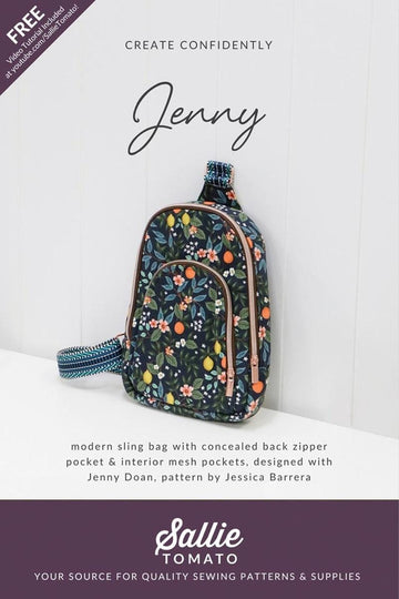 SALE Jenny Bag PATTERN Backpack Pattern - Riley Blake INSTRUCTIONS Only