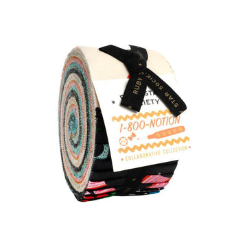 SALE 1 800 Notion 2.5" Jelly Roll Geometric Fabric - RS5207JR - 40-pieces Precut - Moda Fabrics Quilting Cotton Fabric