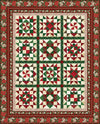 Poinsettias at Christmas Patchwork PATTERN Christmas Pattern - Riley Blake INSTRUCTIONS Only