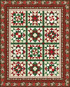 Poinsettias at Christmas Patchwork PATTERN Christmas Pattern - Riley Blake INSTRUCTIONS Only