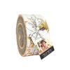 SALE Butternut and Sage 2.5" Jelly Roll Floral Fabric - 35440JR - 40-Piece Precut - Moda Fabric Quilting Cotton Fabric