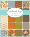 Butternut and Sage Charm Pack Floral Fabric - 35440PP - 42-Piece Precut - Moda Fabrics Quilting Cotton Fabric