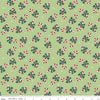 SALE Flannel The North Pole Candy Canes Honeydew Green Christmas Fabric - F17754 - Riley Blake FLANNEL Cotton Fabric