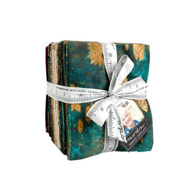 SALE Tranquil Patina Fat Quarter Bundle Plant Fabric - 30-Piece Precut - Moda Fabrics Quilting Cotton Fabric