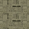 I Love New York New York State Song Sepia Green Word Fabric - C16073 - Riley Blake Quilting Cotton Fabric