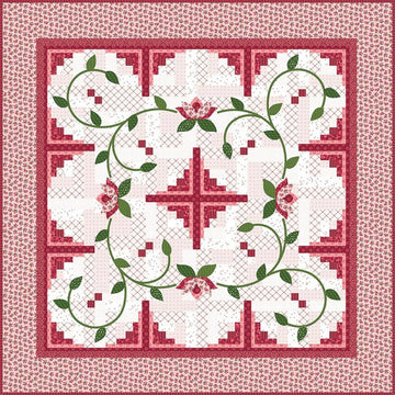 Cabin Fever Quilt PATTERN Floral Pattern - Riley Blake INSTRUCTIONS Only
