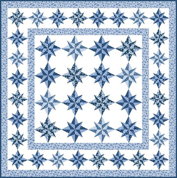 Galaxy Quilt and Runner PATTERN Star Pattern - Riley Blake INSTRUCTIONS Only