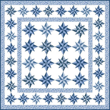 Galaxy Quilt and Runner PATTERN Star Pattern - Riley Blake INSTRUCTIONS Only