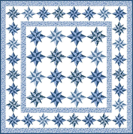 Galaxy Quilt and Runner PATTERN Star Pattern - Riley Blake INSTRUCTIONS Only