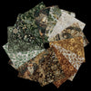 Cedar & Sage Fat Quarter Bundle Nature Fabric - FATQU CESG 3PKF - 14-Piece Precut - QT Fabrics Quilting Cotton Fabric