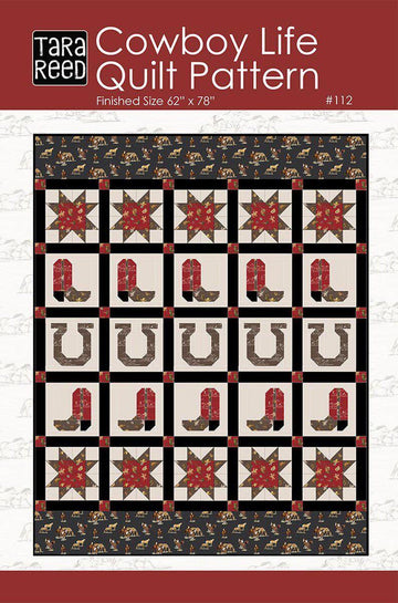 Cowboy Life Quilt PATTERN Wild West Pattern - Riley Blake INSTRUCTIONS Only