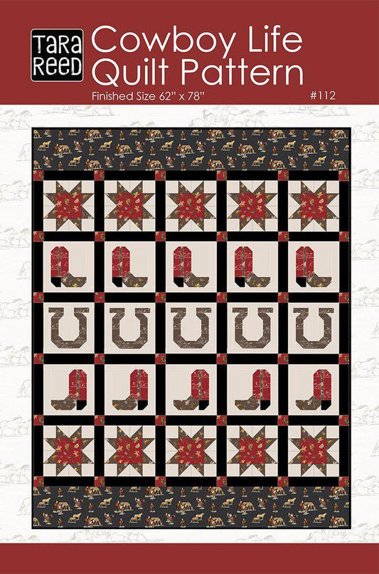 Cowboy Life Quilt PATTERN Wild West Pattern - Riley Blake INSTRUCTIONS Only