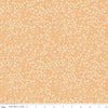 Image of Harvest on the Prairie Ditsy Marmalade quilting cotton fabric by Modern Prairie for Riley Blake Designs. Features flowers on a yellow background. Cute Little Fabric Shop.