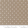 Image of Birch and Willow Orange Peel Stone quilting cotton fabric by Sherri & Chelsi for Moda Fabrics. Features dots and shapes on a gray background. Cute Little Fabric Shop.