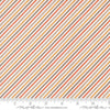 Image of Birch and Willow Stripe Cloud quilting cotton fabric by Sherri & Chelsi for Moda Fabrics. Features stripes on a white background. Cute Little Fabric Shop.