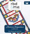 SALE Machine Embroidery American Independence Door Banner & Asset Pack Patriotic Images - ME100JAD24R5 - Riley Blake Embroidery Supplies
