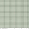 Image of Worth Repeating Plaid Laurel quilting cotton fabric by Sandy Gervais for Riley Blake Designs. Features checks on a blue background. Cute Little Fabric Shop.