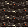 Image of Secret Garden Moon Phases Black quilting cotton fabric by Amanda Castor for Riley Blake Designs. Features moons on a black background. Cute Little Fabric Shop.