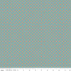 Image of Secret Garden Dots Wedgewood quilting cotton fabric by Amanda Castor for Riley Blake Designs. Features polka dots on a blue background. Cute Little Fabric Shop.