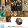 Vivace Fat Quarter Bundle Music Fabric - FATQU VIVA 3PKV - 17-pieces Precut - QT Fabrics Quilting Cotton Fabric