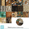 Vivace Fat Quarter Bundle Music Fabric - FATQU VIVA 3PKV - 17-pieces Precut - QT Fabrics Quilting Cotton Fabric