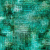 Image of Vivace Sheet Music Turquoise quilting cotton fabric by Morris Creative Group for QT Fabrics. Features music on a blue background. Cute Little Fabric Shop.