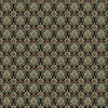Image of Book Club Flower Geo Black quilting cotton fabric by Morris Creative Group for QT Fabrics. Features flowers on a black background. Cute Little Fabric Shop.