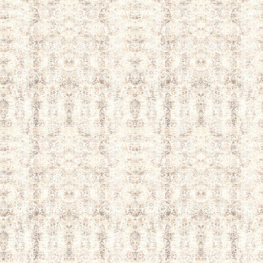 Image of Book Club Tonal Blender Birch quilting cotton fabric by Morris Creative Group for QT Fabrics. Features printed texture on a white background. Cute Little Fabric Shop.