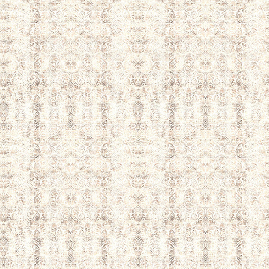 Image of Book Club Tonal Blender Birch quilting cotton fabric by Morris Creative Group for QT Fabrics. Features printed texture on a white background. Cute Little Fabric Shop.