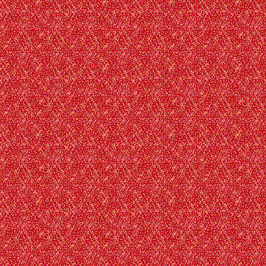 Image of Balloonfest Speckle Texture Red quilting cotton fabric by Anthony Kleem for QT Fabrics. Features printed texture on a red background. Cute Little Fabric Shop.