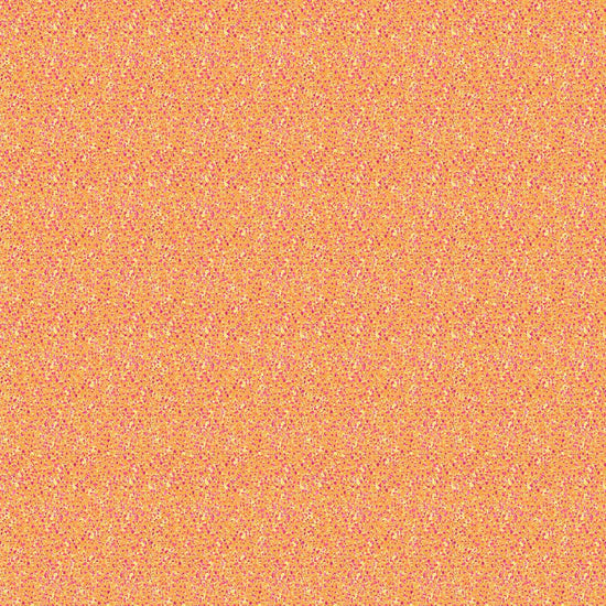 Image of Balloonfest Speckle Texture Orange quilting cotton fabric by Anthony Kleem for QT Fabrics. Features printed texture on an orange background. Cute Little Fabric Shop.