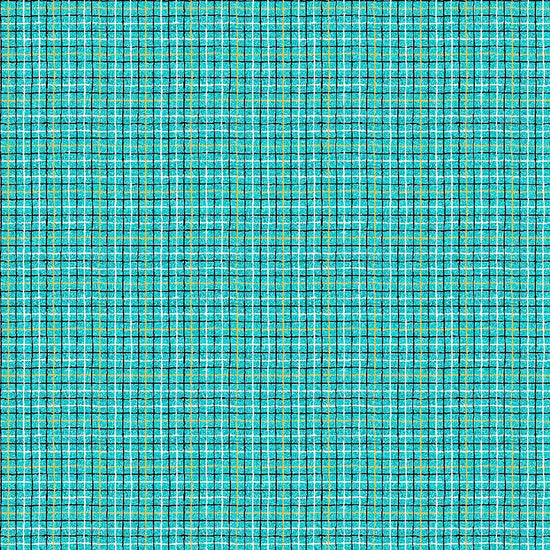 Image of Balloonfest Plaid Turquoise quilting cotton fabric by Anthony Kleem for QT Fabrics. Features plaid on a blue background. Cute Little Fabric Shop.