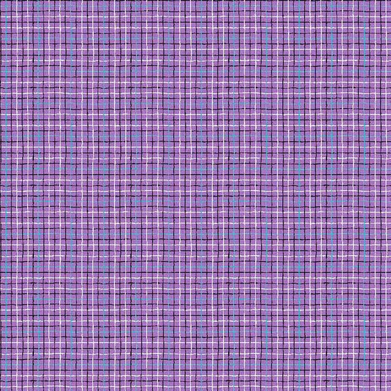 Image of Balloonfest Plaid Purple quilting cotton fabric by Anthony Kleem for QT Fabrics. Features plaid on a purple background. Cute Little Fabric Shop.