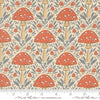 Image of Natures Sketchbook Mushroom Pearl quilting cotton fabric by Elena Amo for Moda Fabrics. Features mushrooms on a cream background. Cute Little Fabric Shop.
