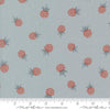 Image of Natures Sketchbook Berries Sky quilting cotton fabric by Elena Amo for Moda Fabrics. Features berries on a blue background. Cute Little Fabric Shop.