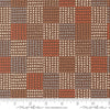 Image of Natures Sketchbook Dots Bark quilting cotton fabric by Elena Amo for Moda Fabrics. Features polka dots on a brown background. Cute Little Fabric Shop.