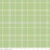 SALE Flannel The North Pole Plaid Honeydew Green Christmas Fabric - F17751 - Riley Blake FLANNEL Cotton Fabric