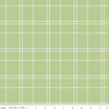 SALE Flannel The North Pole Plaid Honeydew Green Christmas Fabric - F17751 - Riley Blake FLANNEL Cotton Fabric