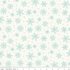 SALE Flannel The North Pole Snowflakes White Christmas Fabric - F17752 - Riley Blake FLANNEL Cotton Fabric