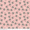Flannel The North Pole Candy Cane Blush Pink Christmas Fabric - F17754 - Riley Blake FLANNEL Cotton Fabric