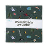 Washington My Home 10" Stacker State Fabric - 10-16060-42 - 42-Piece Precut - Riley Blake Quilting Cotton Fabric