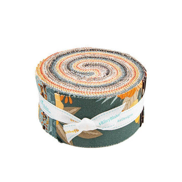 Secret Garden 2.5" Rolie Polie Nature Fabric - RP-18040-40 - 40-Piece Precut - Riley Blake Quilting Cotton Fabric