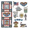 SALE Machine Embroidery America 250 Door Banner & Asset Pack Patriotic Asset Pack - ME100JAD24R5 - Riley Blake Embroidery Supplies