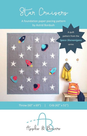 Star Cruisers Quilt PATTERN Space Pattern - Riley Blake INSTRUCTIONS Only