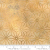Image of Tranquil Patina Stellar Gleam Golden quilting cotton fabric by Debbie Maddy for Moda Fabrics. Features stars on a yellow background. Cute Little Fabric Shop.