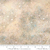 Image of Tranquil Patina Drishti Dot Natural quilting cotton fabric by Debbie Maddy for Moda Fabrics. Features dots on a cream background. Cute Little Fabric Shop.
